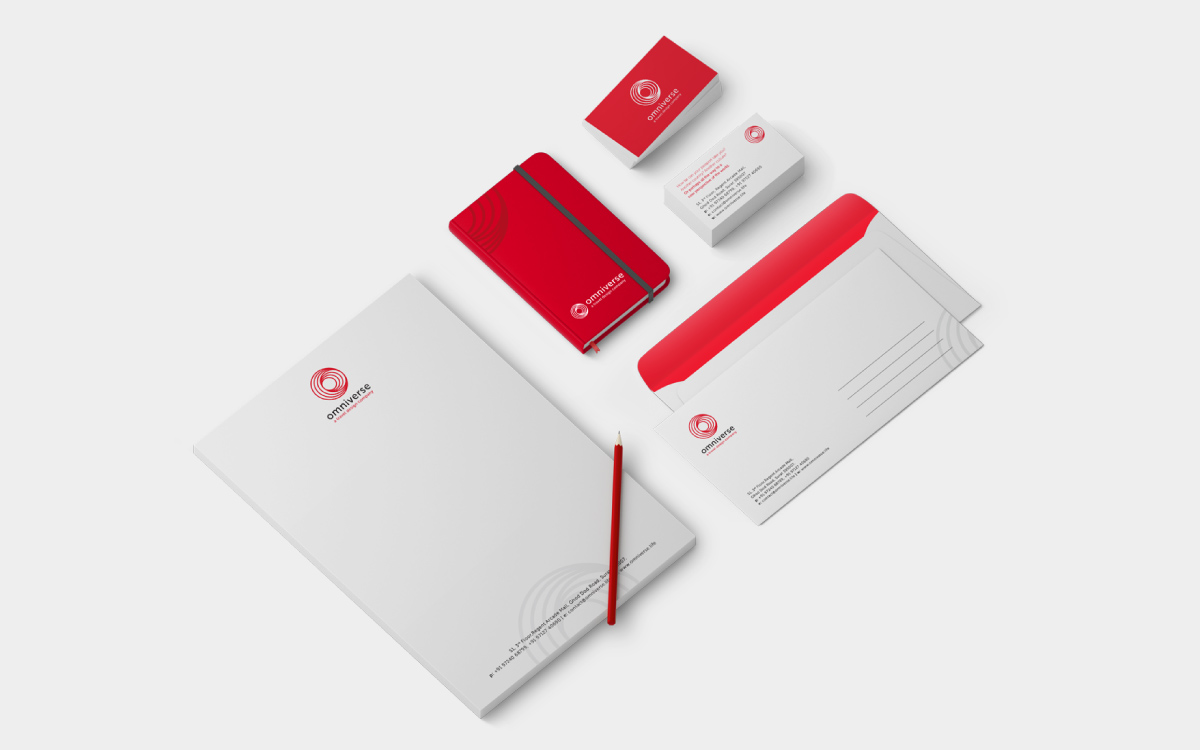 Omniverse Stationery Design